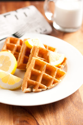 Lemon Belgian Waffles