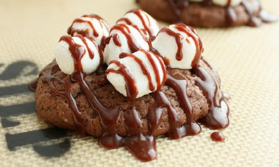 Hot Chocolate Cookies