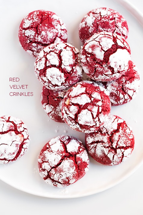 Red Velvet Crinkle Cookies | Cooking Classy