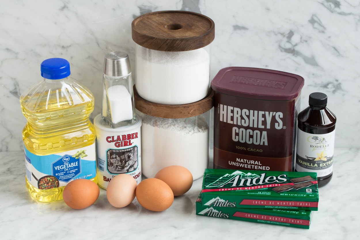 Andes Mint Cookie Ingredients