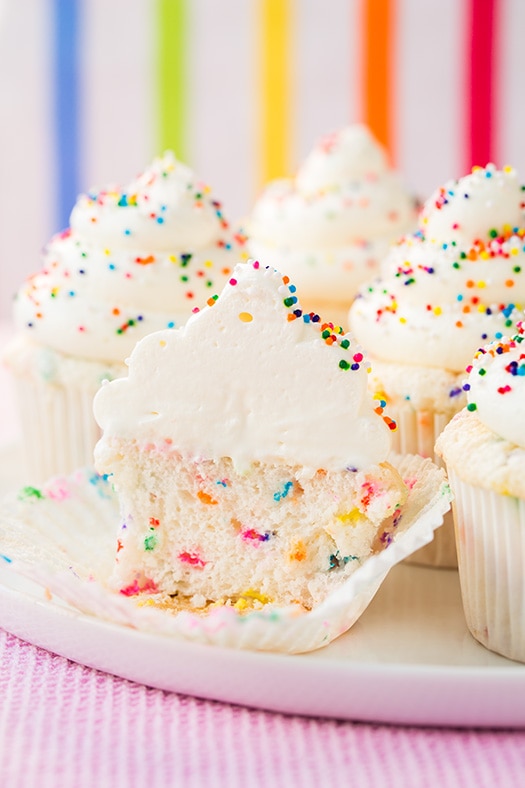 Funfetti Angel Food Cupcakes | Cooking Classy