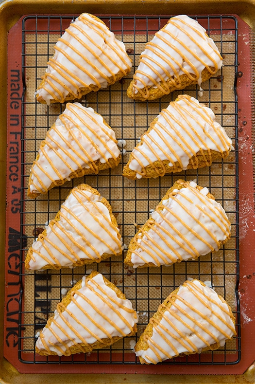 Pumpkin Scones (Starbucks Copycat) | Cooking Classy