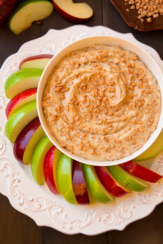 Toffee Apple Dip {3 Ingredients } | Cooking Classy