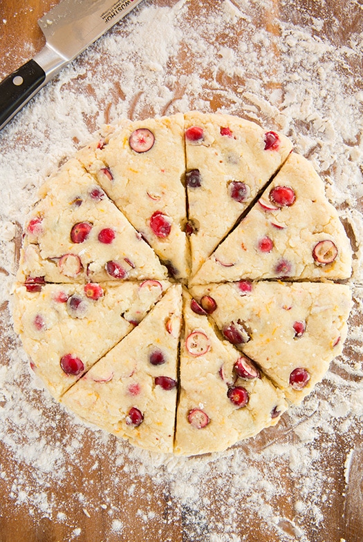 Cranberry Orange Scones with Vanilla Cream Glaze | Cooking Classy