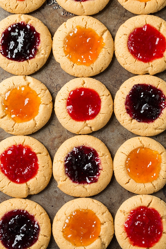 PB&J Thumbprint Cookies | Cooking Classy