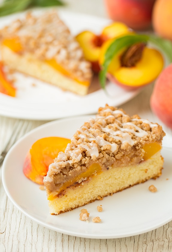 Peach Crumb Cake | Cooking Classy