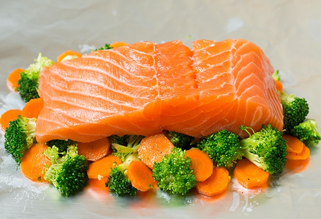 Honey Teriyaki Salmon and Veggies in Foil | Cooking Classy