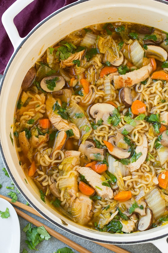 Asian Chicken Noodle Soup | Cooking Classy