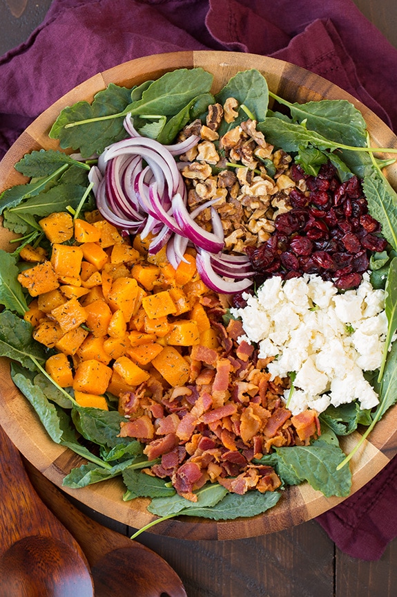 Butternut Squash and Bacon Salad with Maple-Rosemary Vinaigrette | Cooking Classy