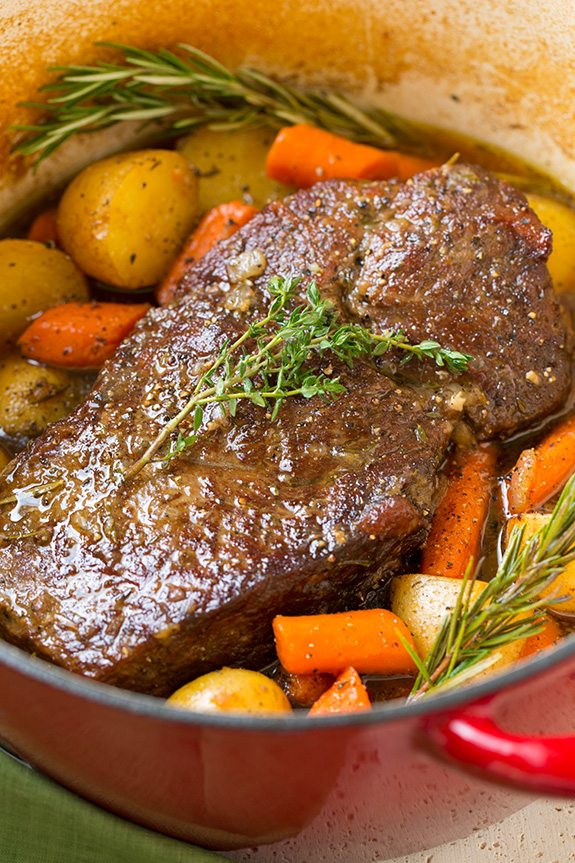 Pot Roast with Potatoes and Carrots | Cooking Classy Beef Roast in Pot with carrots and potatoes