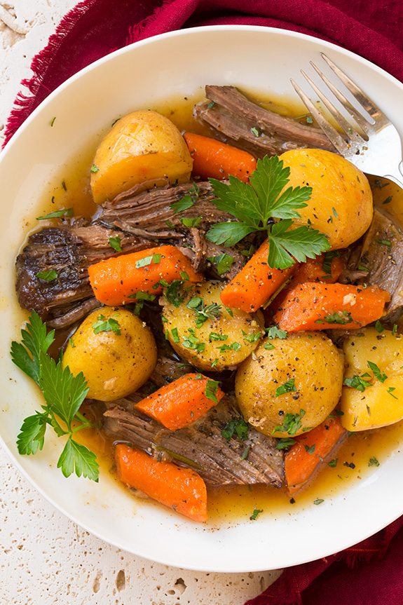 Pot Roast with Potatoes and Carrots | Cooking Classy how to cook a pot roast easily with potatoes and carrots