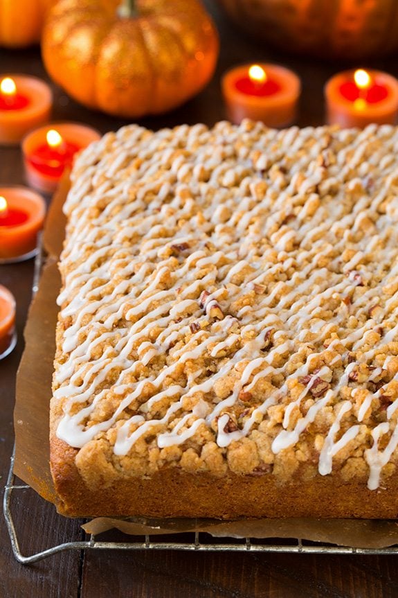 Pumpkin Crumb Cake | Cooking Classy