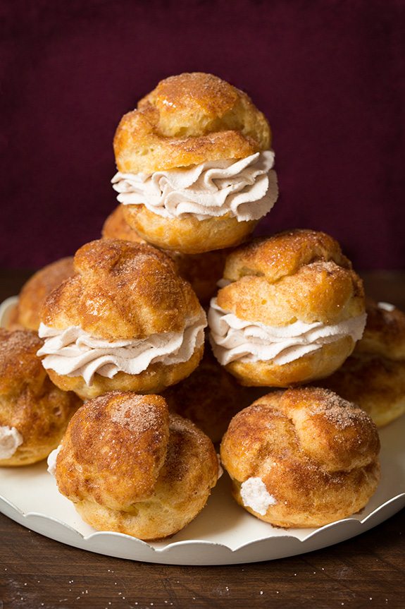 Churro Cream Puffs | Cooking Classy