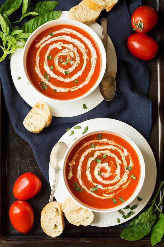 5 Ingredient Tomato Soup | Cooking Classy bowl of tomato soup that is so creamy