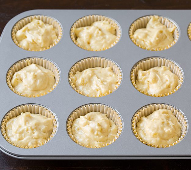 Pina Colada Cupcakes Showing how to make Piña Colada Cupcakes