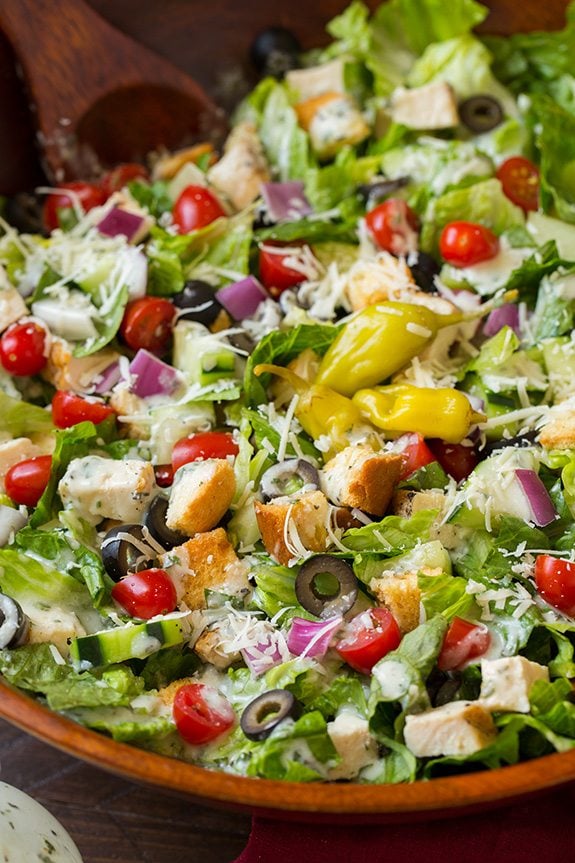 Grilled Chicken Chopped Salad with Italian Dressing | Cooking Classy