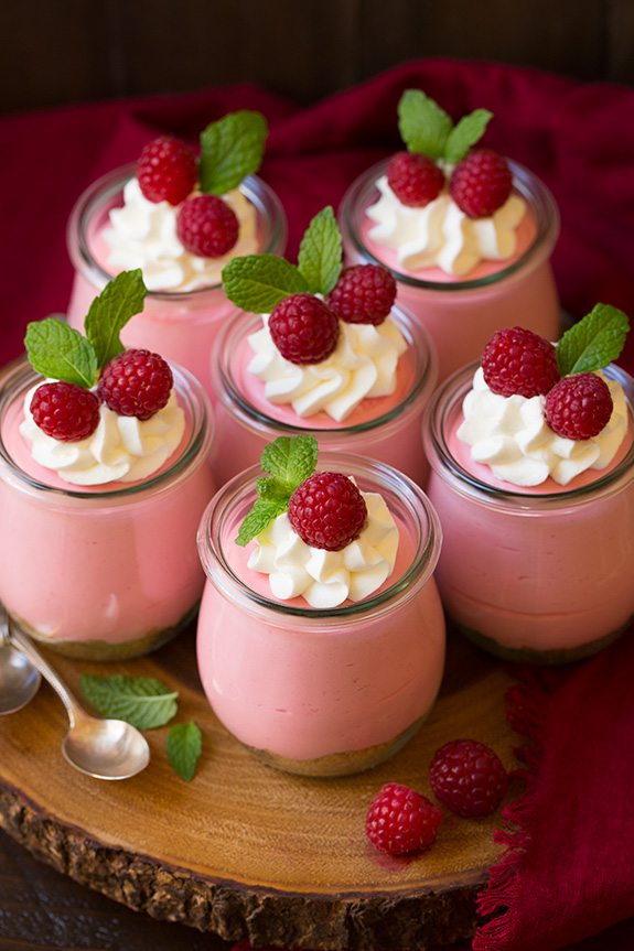 Raspberry Cheesecake Mousse | Cooking Classy