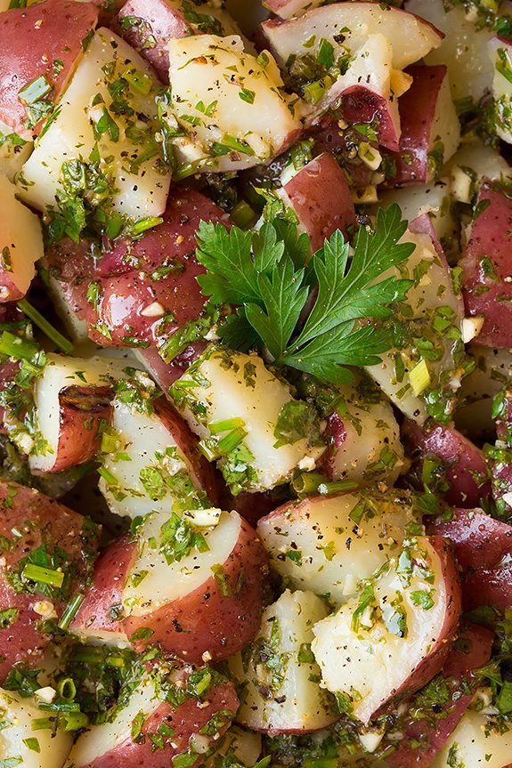 Garlic Herb Potato Salad | Cooking Classy