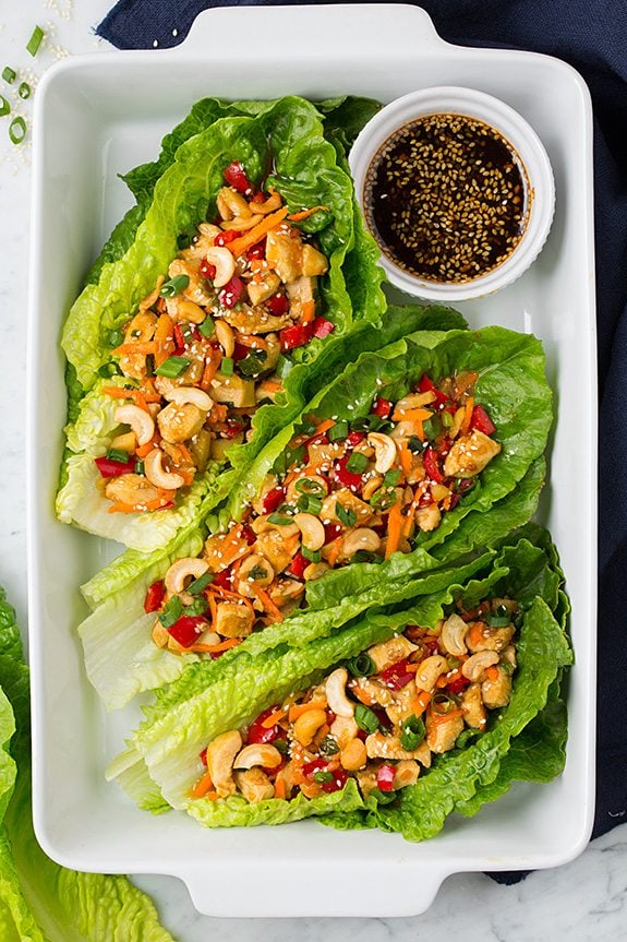 Teriyaki Chicken Lettuce Wraps | Cooking Classy