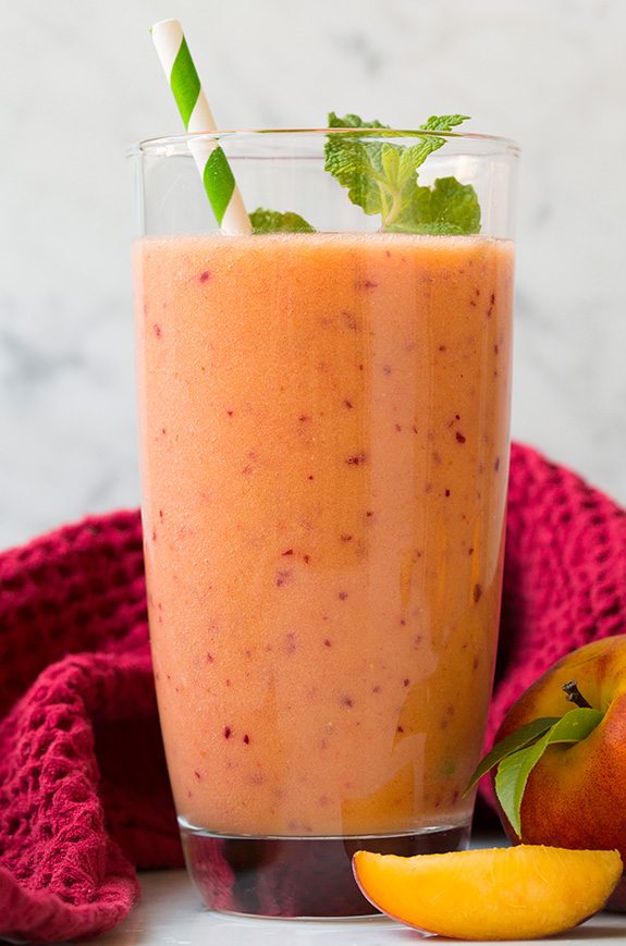 Mango Peach Strawberry Smoothie | Cooking Classy Frozen Strawberry Smoothie With Mango and Peach