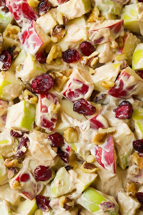 Creamy Cinnamon Apple and Walnut Fruit Salad | Cooking Classy