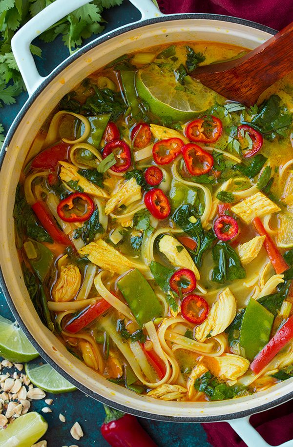 Thai Coconut Curry Chicken Soup | Cooking Classy