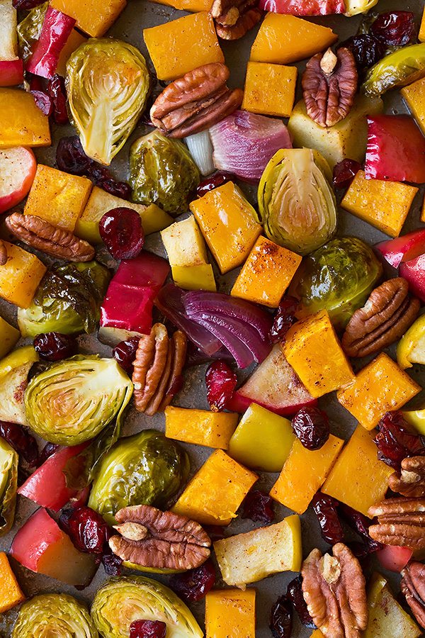 Autumn Roasted Veggies with Apples and Pecans | Cooking Classy