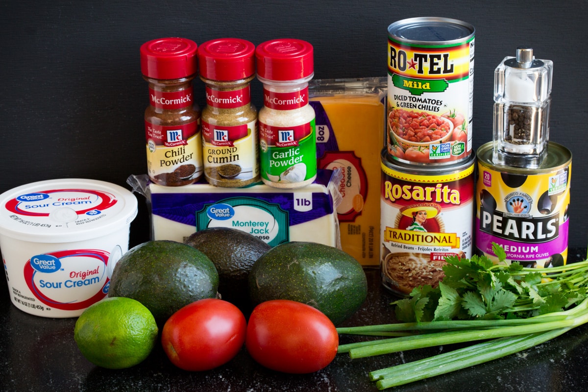 7 layer dip ingredients