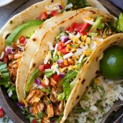 Salsa Chicken Tacos