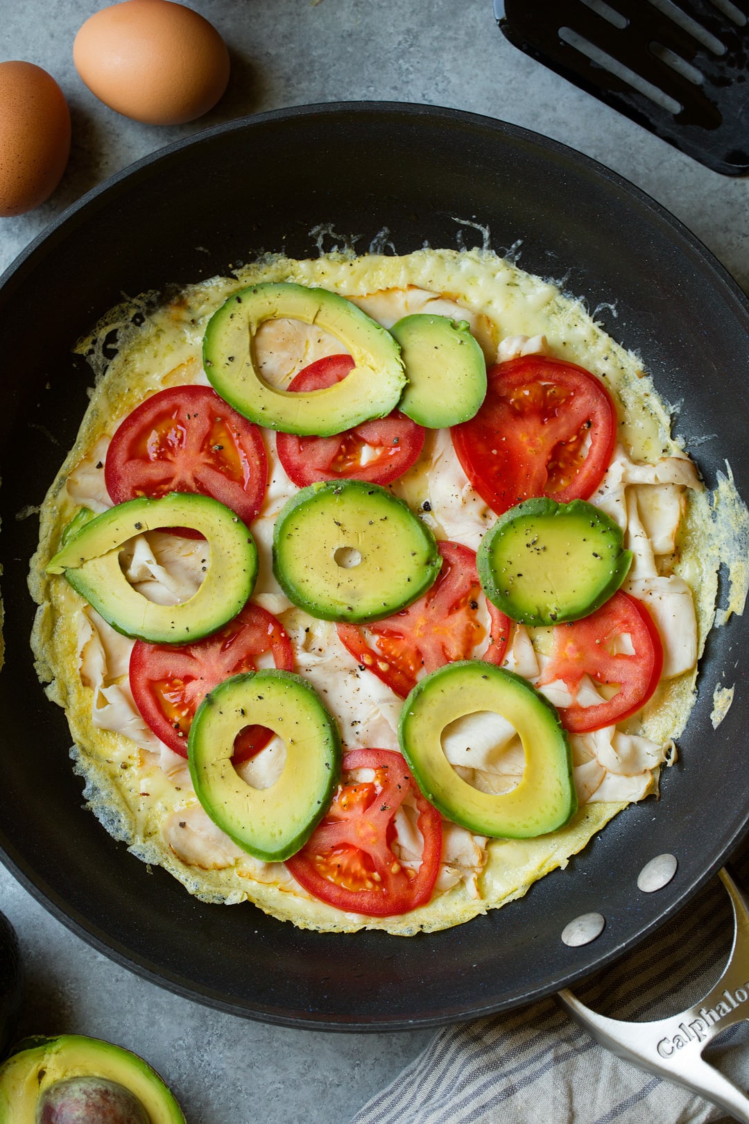 Turkey Avocado Egg Wrap