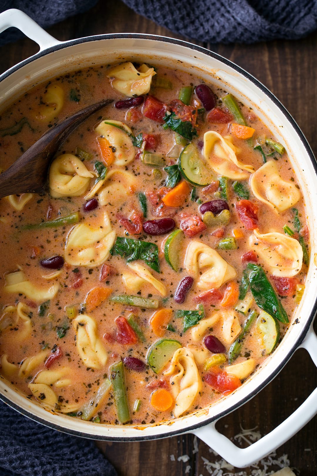Creamy Tortellini Minestrone