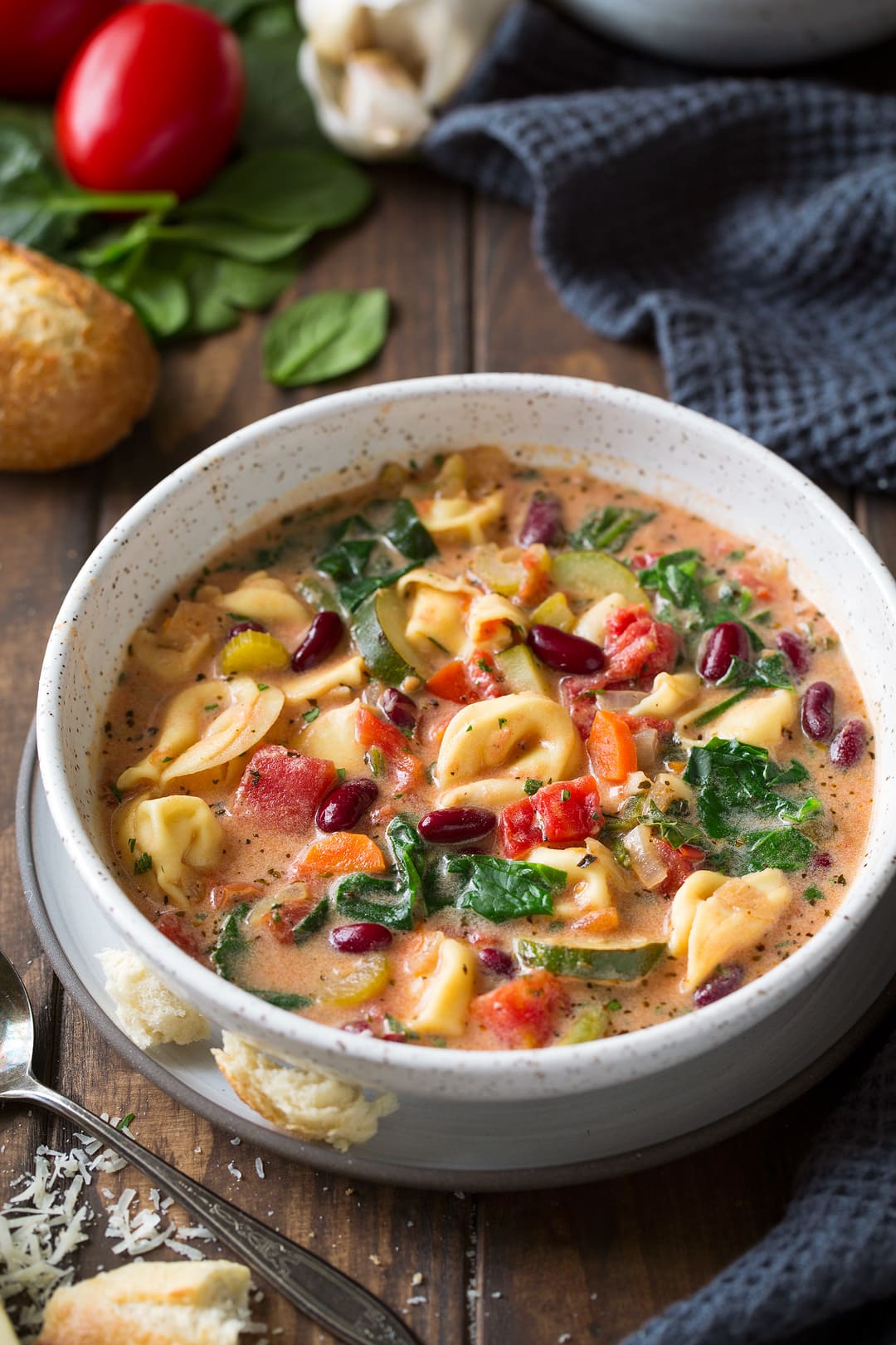 Creamy Tortellini Minestrone
