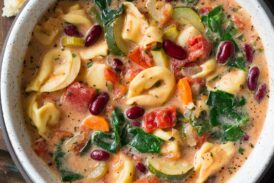 Creamy Tortellini Minestrone