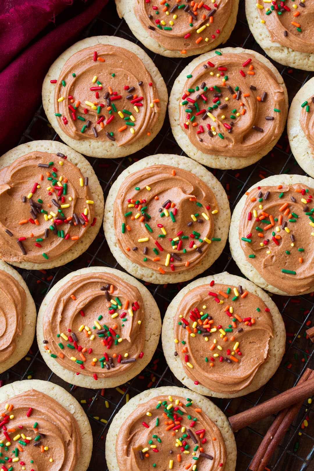 Maple Cinnamon Sugar Cookies