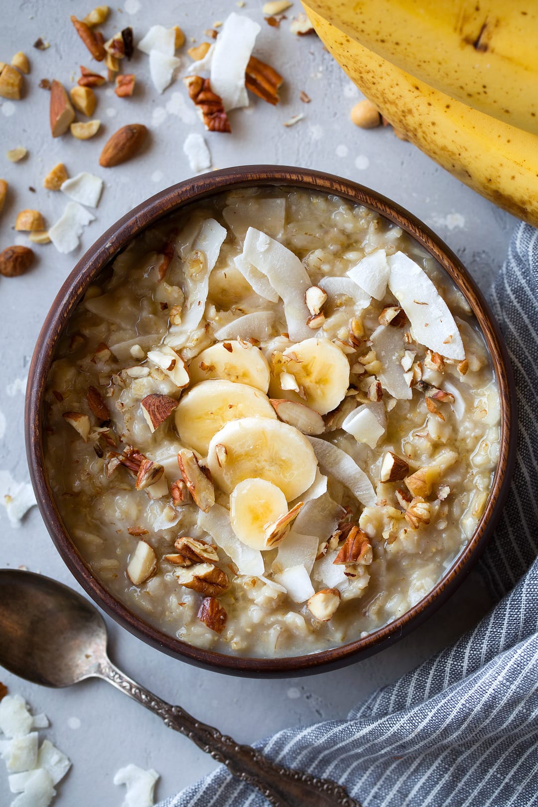 Banana Coconut Oatmeal