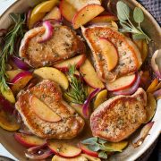 Pork Chops with Apples and Onions