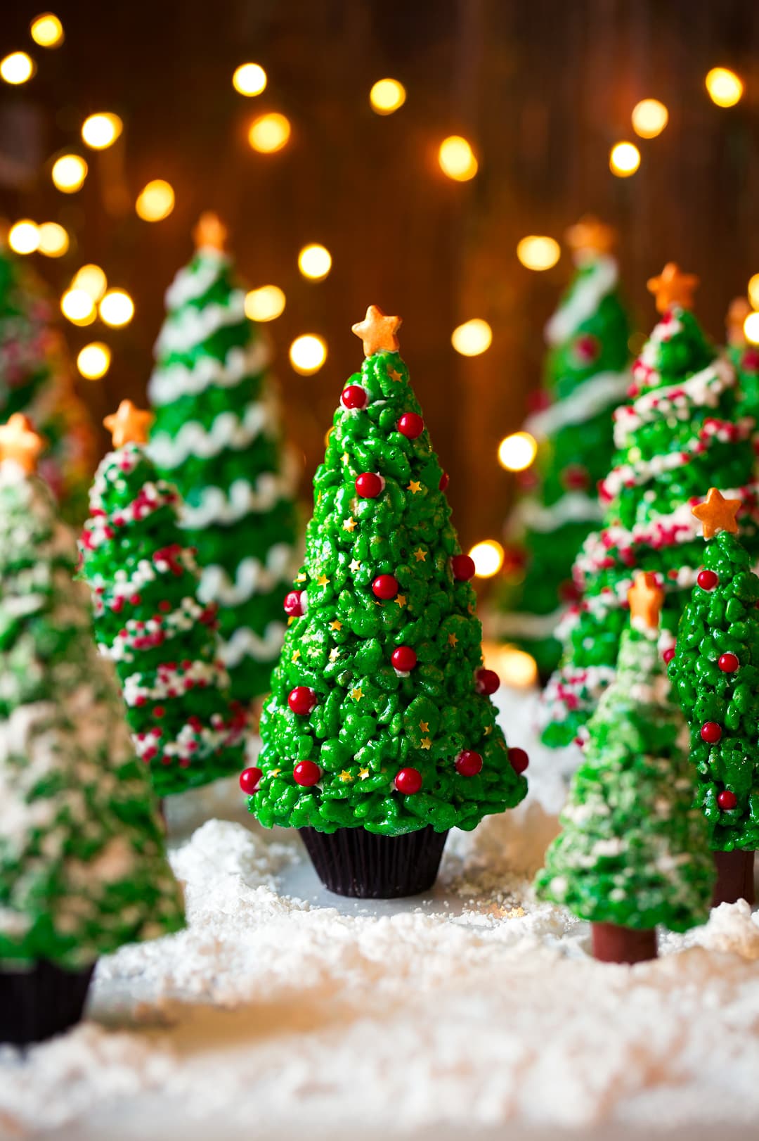 Christmas Tree Rice Krispies Treats