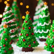 Christmas Tree Rice Krispies Treats