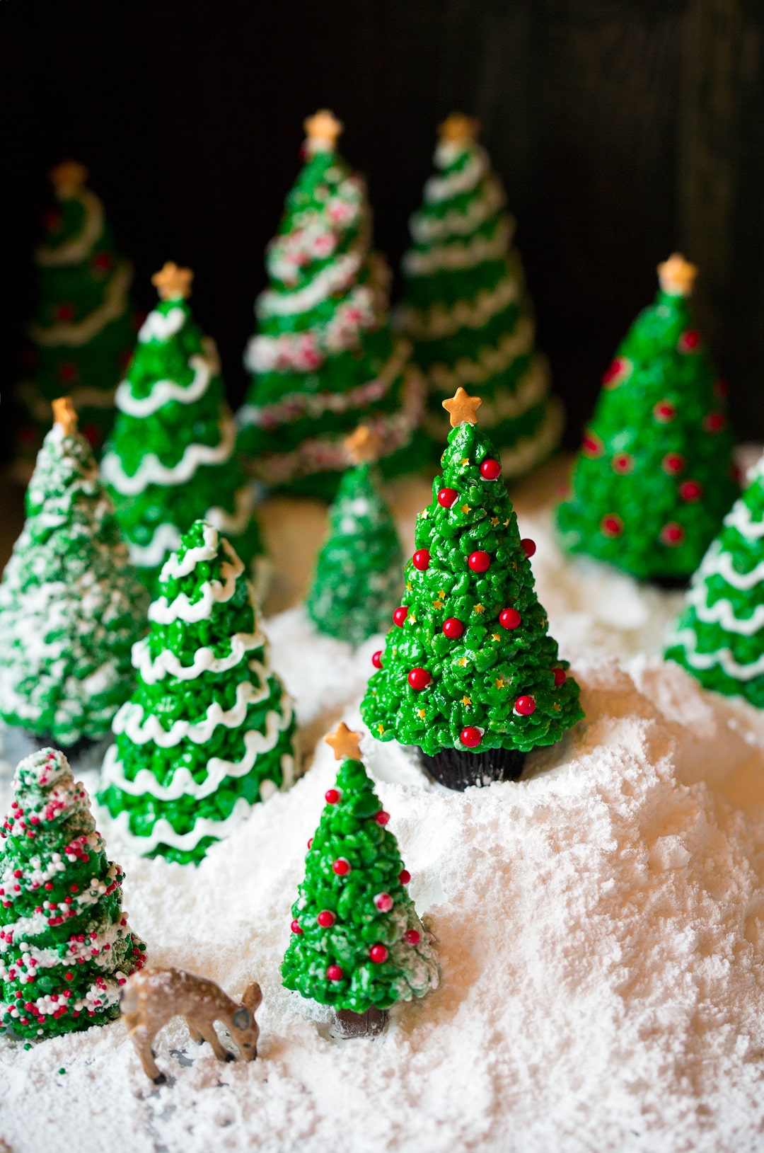 Christmas Tree Rice Krispies Treats
