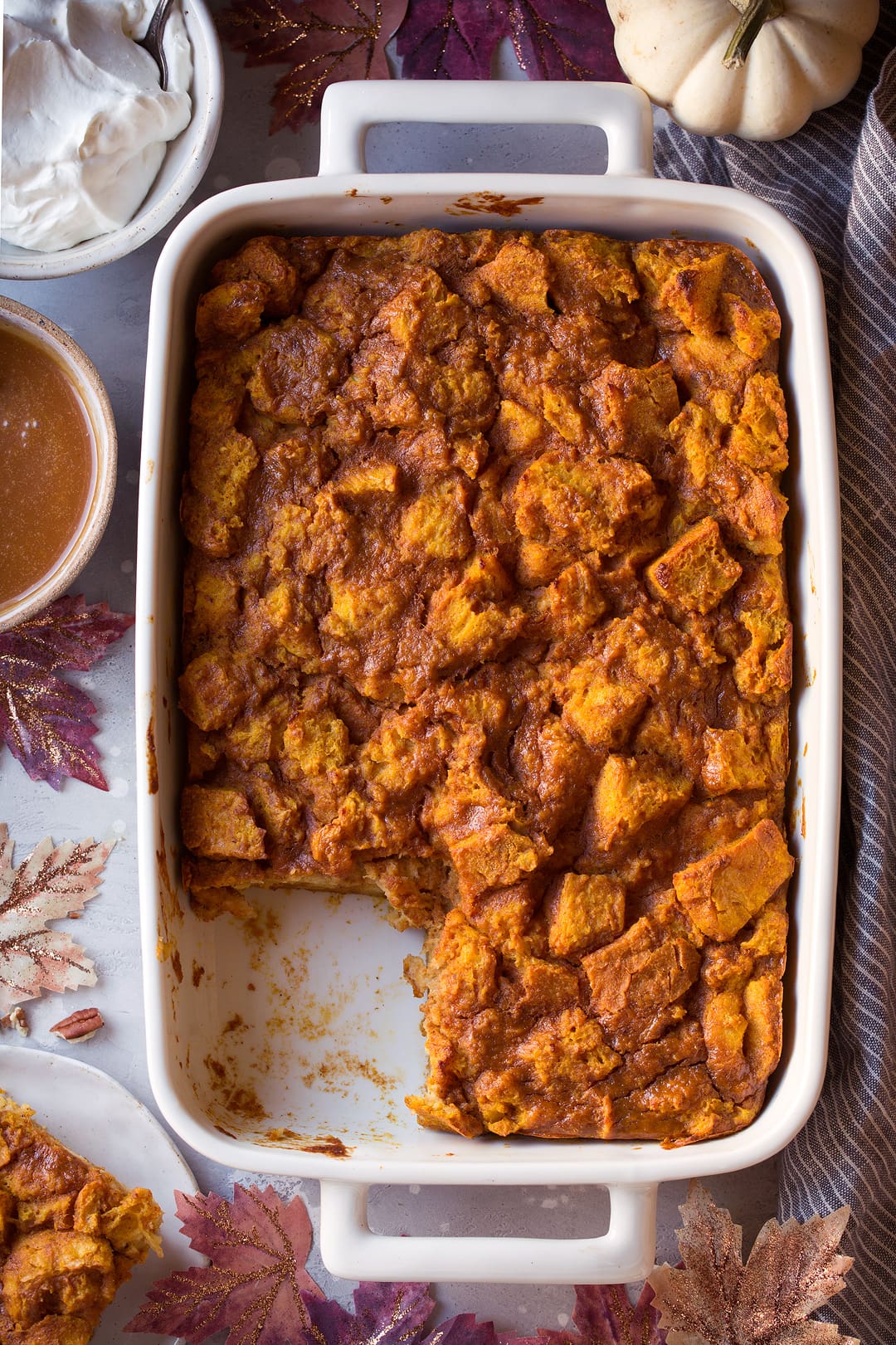 Pumpkin Bread Pudding