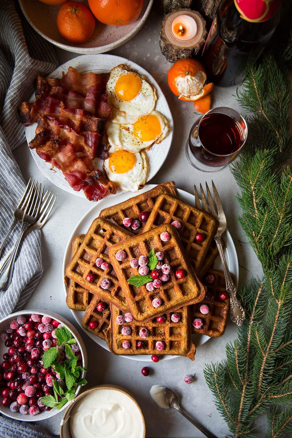 Gingerbread Waffles