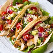 Oven Roasted Chicken Tacos