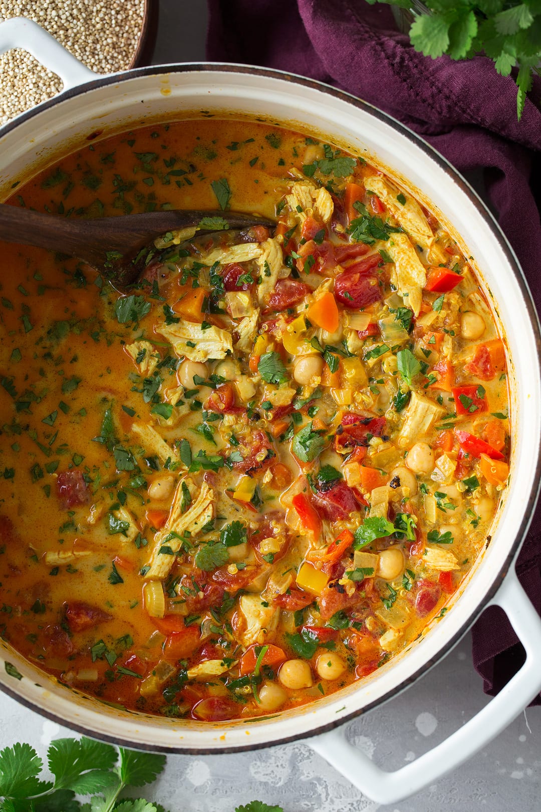 Curry Chicken and Quinoa Soup Curry Chicken and Quinoa Soup