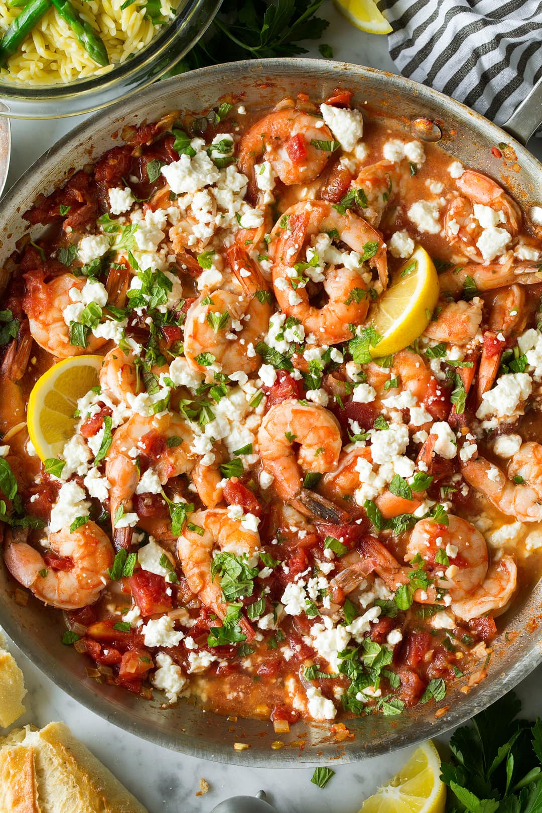 Greek Shrimp with Tomatoes and Feta