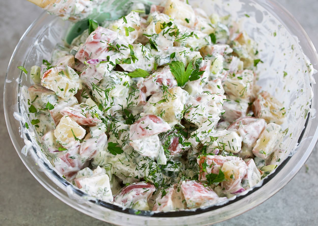 greek potato salad