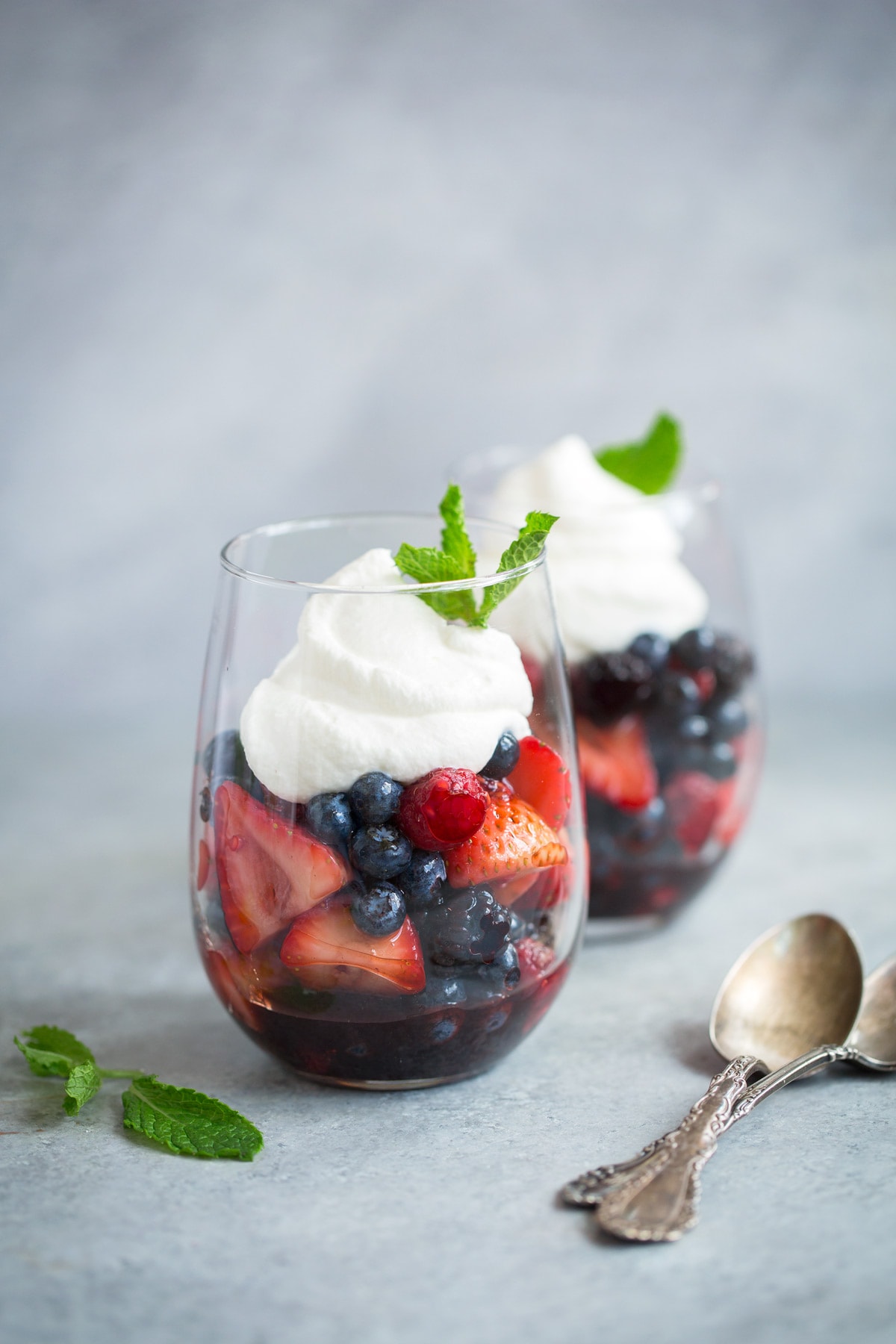 Honey Balsamic Berry Fruit Salad