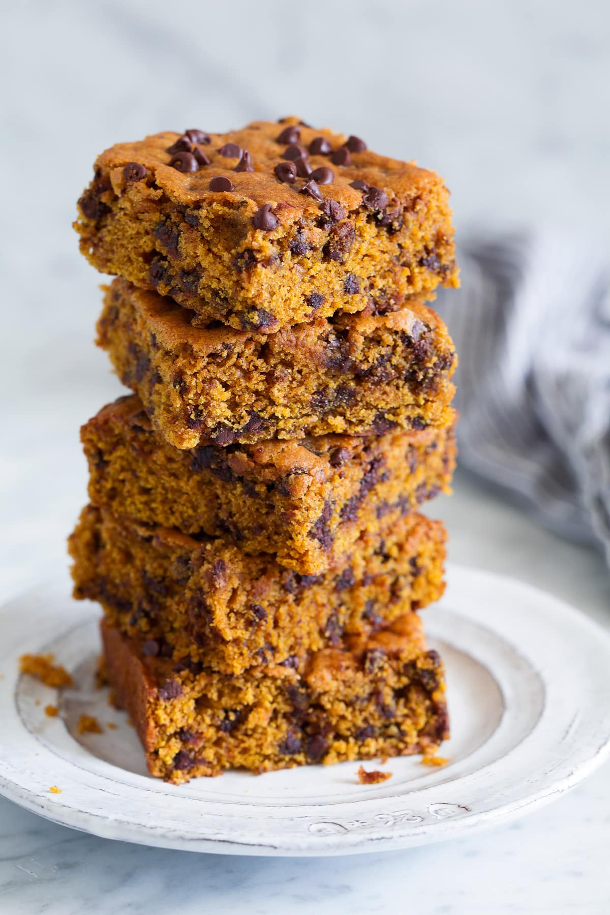 Pumpkin Chocolate Chip Bars