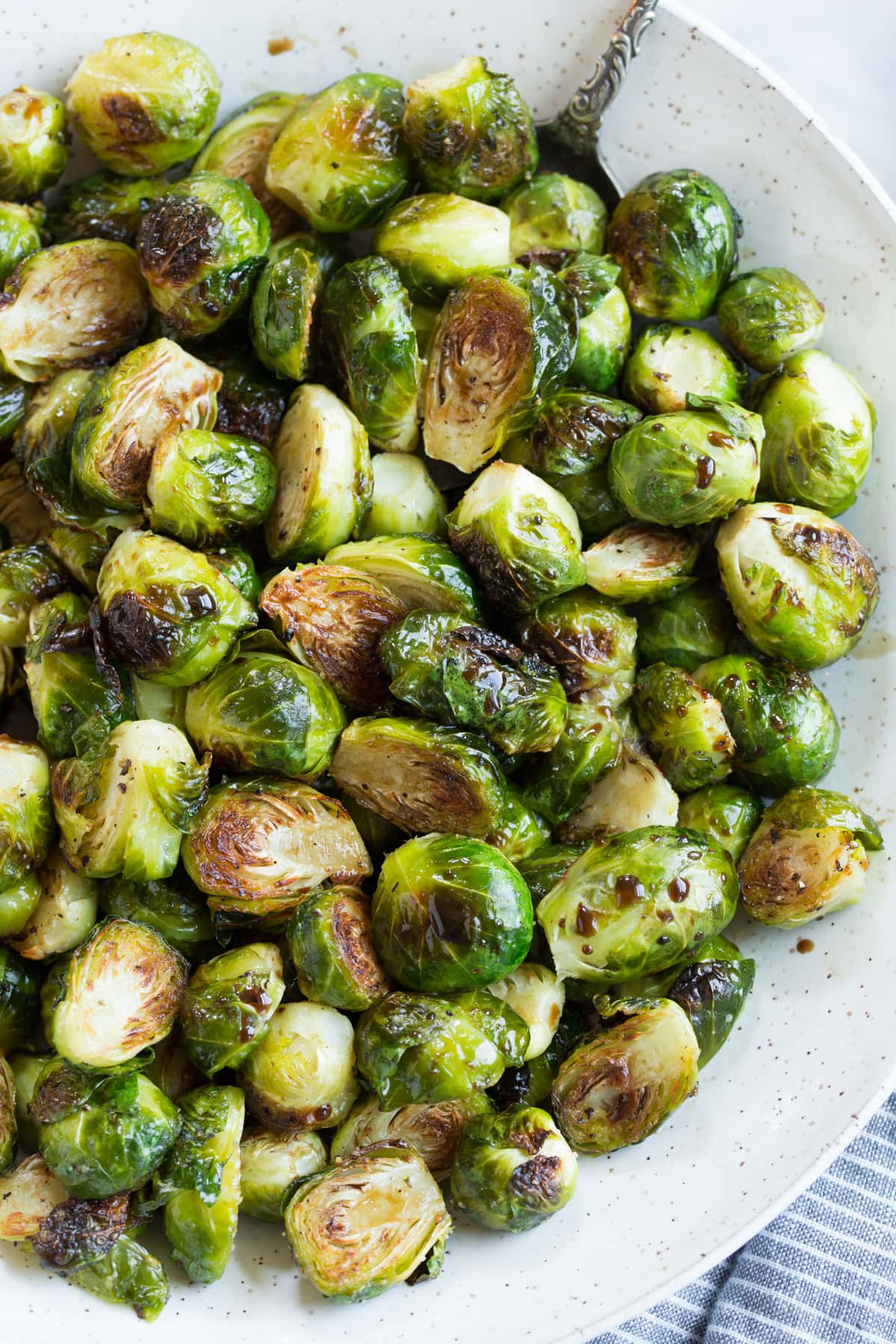 Roasted Brussels Sprouts with Balsamic and Honey
