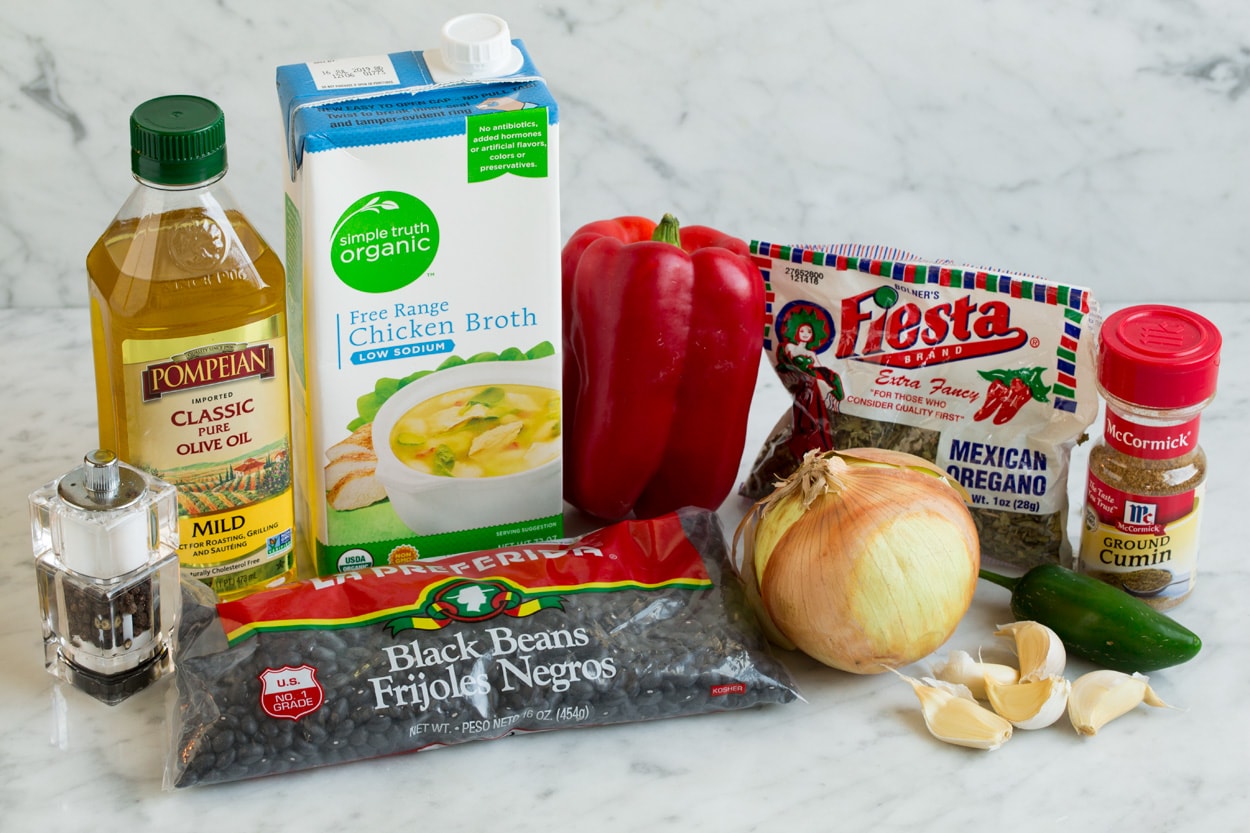 Black Beans Ingredients