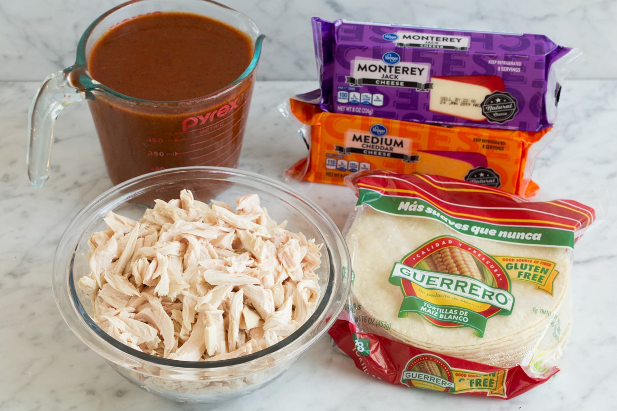 chicken enchiladas ingredients